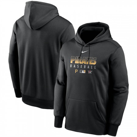 Men's Pittsburgh Pirates Black 2022 Performance Pullover Hoodie