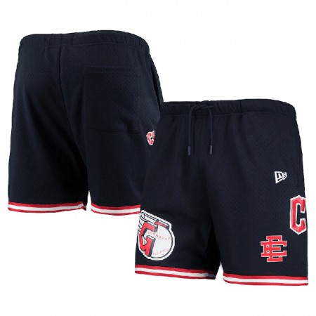 Men's Cleveland Guardians Navy Mesh Shorts 001