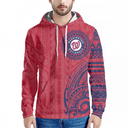 Men's Washington Nationals Red Hoodie