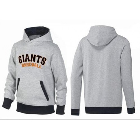 San Francisco Giants Pullover Hoodie Grey & Black