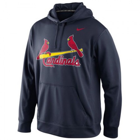 St.Louis Cardinals Nike KO Wordmark Performance Navy MLB Hoodie