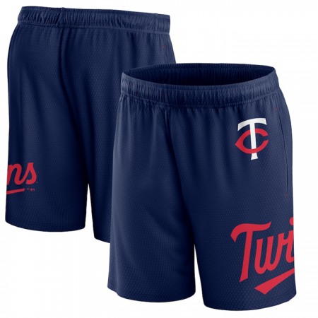 Men's Minnesota Twins Navy Clincher Mesh Shorts