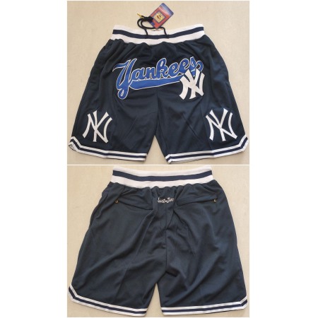 Men's New York Yankees Navy Shorts (Run Small)