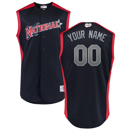 National League Navy 2019 MLB All-Star Game Workout Custom Jersey