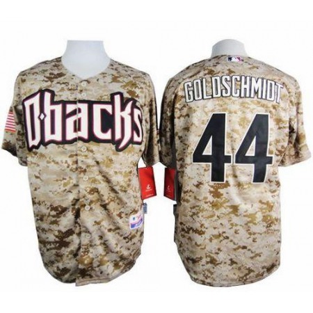 Diamondbacks #44 Paul Goldschmidt Camo Cool Base Stitched MLB Jersey