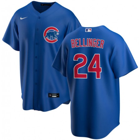 Men's Chicago Cubs #24 Cody Bellinger Royal Stitched Jersey