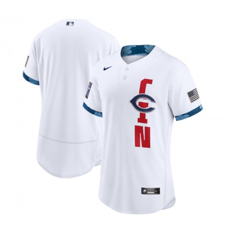 Men's Cincinnati Reds Blank 2021 White All-Star Flex Base Stitched MLB Jersey