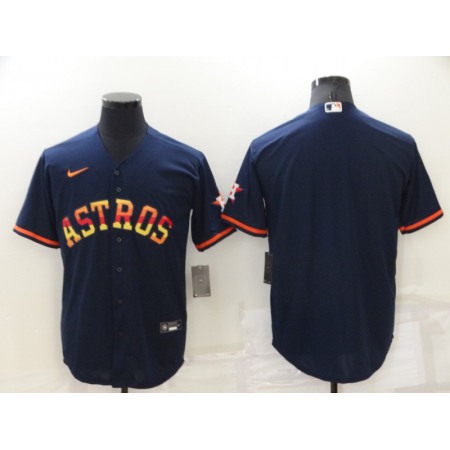 Men's Houston Astros Blank 2022 Navy Cool Base Stitched Jersey