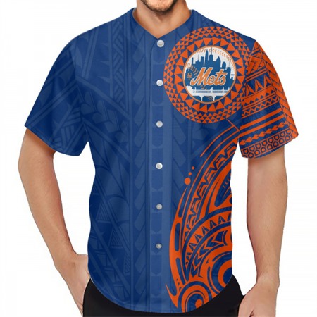 Men's New York Mets Navy Baseball Jersey