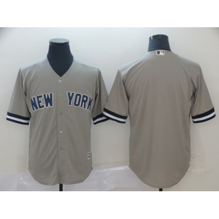 Men's New York Yankees Gray Cool Base Player Stitched MLB Jersey
