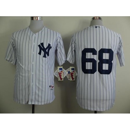 Yankees #68 Dellin Betances White Stitched MLB Jersey