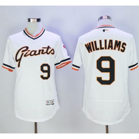 Giants #9 Matt Williams White Flexbase Authentic Collection Cooperstown Stitched MLB Jersey