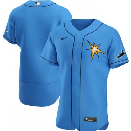 Men's Tampa Bay Rays Blank Blue Flex Base Stitched Jersey