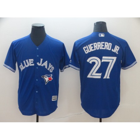 Men's Toronto Blue Jays #27 Vladimir Guerrero Jr. Royal Cool Base Stitched MLB Jersey