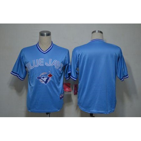 Blue Jays Blank Light Blue Stitched MLB Jersey