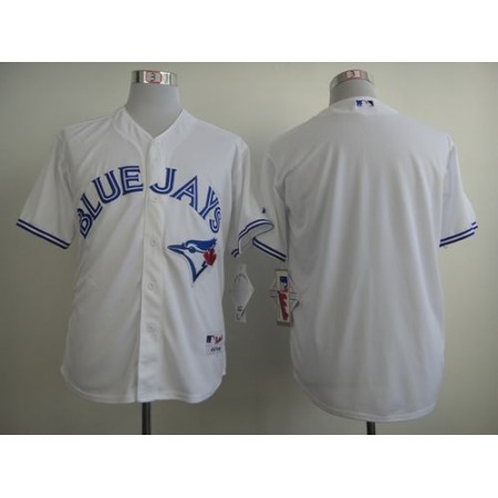 Blue Jays Blank White Home Cool Base 2012 Stitched MLB Jersey