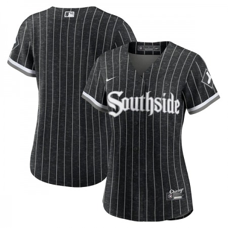 Women's Chicago White Sox Blank 2021 Black Connect city Stitched MLB Jersey