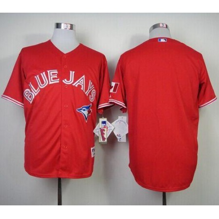 Youth Toronto Blue Jays Red Blank Stitched MLB Jersey