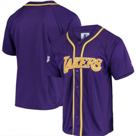 Men's Los Angeles Lakers Customized Purple Stitched NBA Jersey