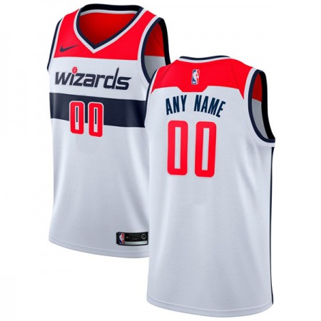 Men's Washington Wizards White Customized Stitched NBA Jersey