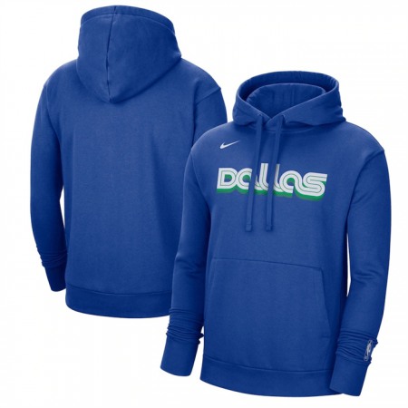 Men's Dallas Mavericks Royal 2022/23 City Edition Essential Pullover Hoodie