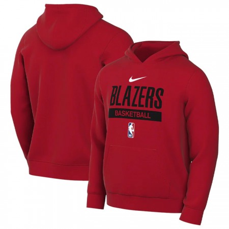 Men's Portland Trail Blazers Red Spotlight Fleece Overhead Hoodie