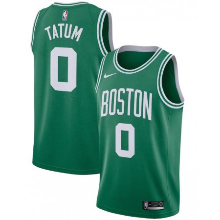 Men's Boston Celtics #0 Jayson Tatum Green Icon Edition Swingman Stitched Jersey