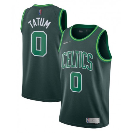 Men's Boston Celtics #0 Jayson Tatum Green 2020-21 Swingman Stitched Jersey