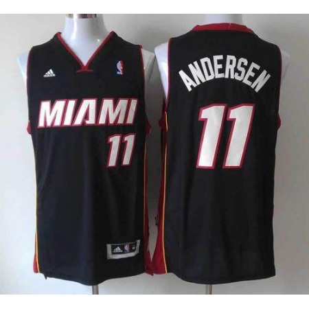 Heat #11 Chris Andersen Black Stitched NBA Jersey