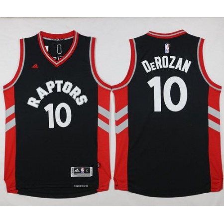 Revolution 30 Raptors #10 DeMar DeRozan Black Stitched NBA Jersey