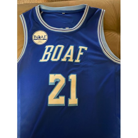 Men's BOAF #21 Tate World Stitched Basketball Jersey