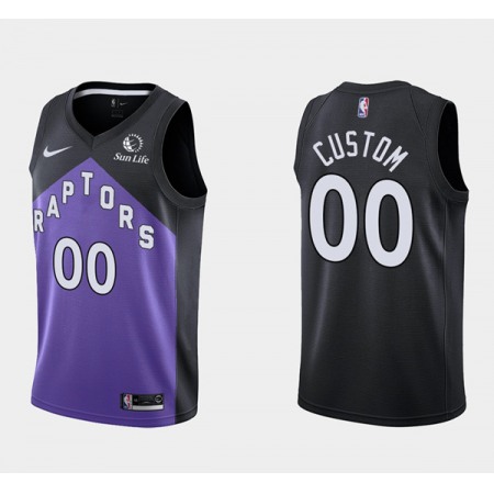 Men's Toronto Raptors Active Player Black Earned Edition Stitched Basketball Jersey