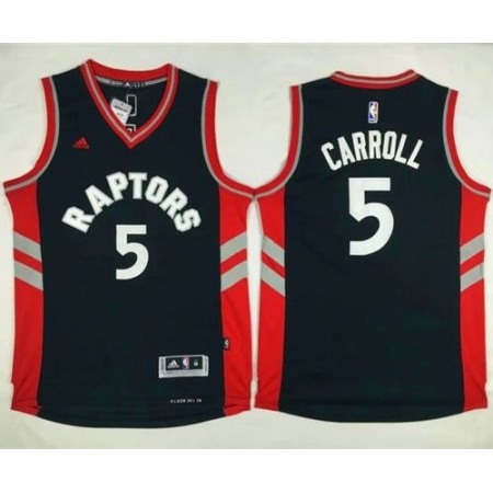 Raptors #5 DeMarre Carroll Black Stitched NBA Jersey