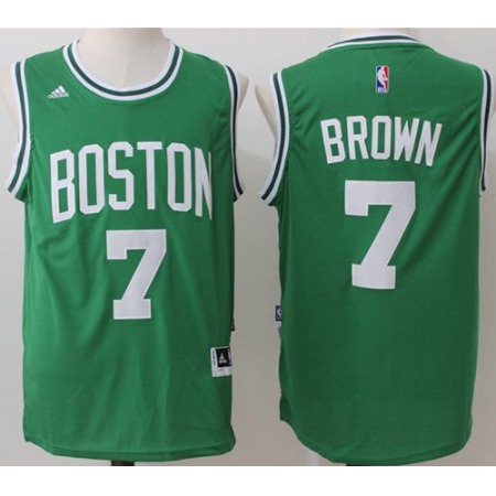 Celtics #7 Jaylen Brown Green Stitched NBA Jersey