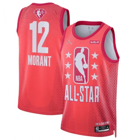 Men's 2022 All-Star #12 Ja Morant Maroon Stitched Basketball Jersey