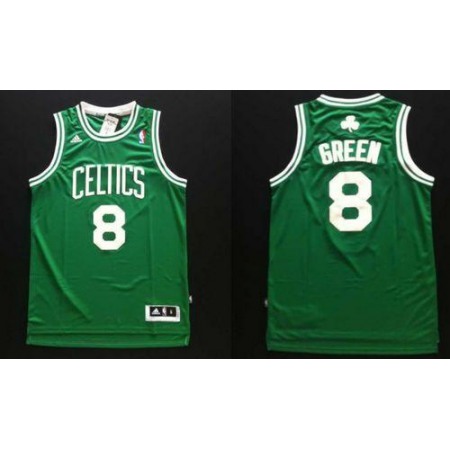 Revolution 30 Celtics #8 Jeff Green Green Stitched NBA Jersey