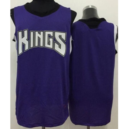 Kings Blank Purple Revolution 30 Stitched NBA Jersey