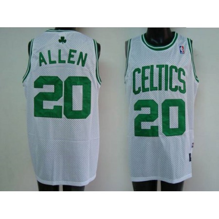 Celtics #20 Ray Allen Stitched White NBA Jersey