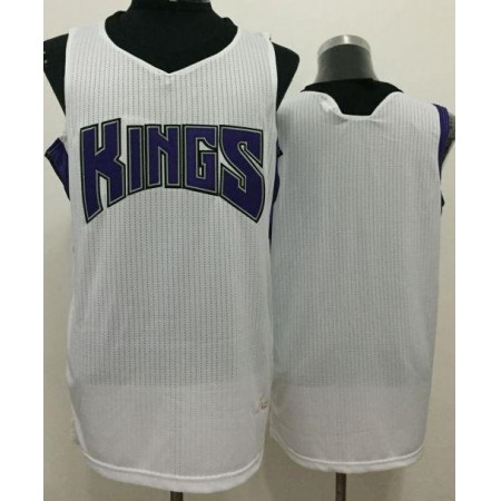 Kings Blank White Revolution 30 Stitched NBA Jersey