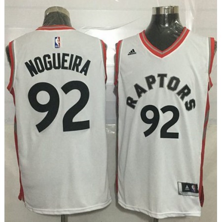 Raptors #92 Lucas Nogueira White Stitched NBA Jersey