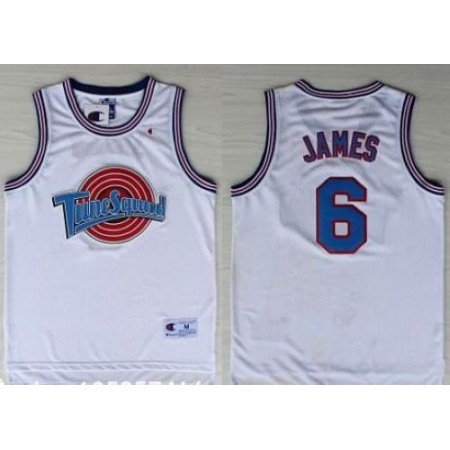 Space Jam Tune Squad #6 James White Stitched Basketball Jersey