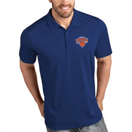 Men's New York Knicks Antigua Blue Legacy Pique Polo