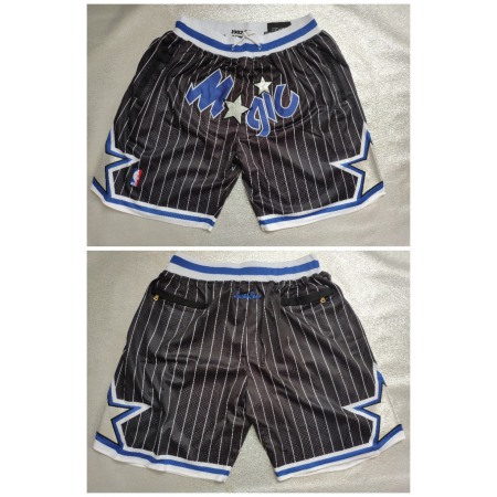 Men's Orlando Magic Black Swingman Shorts( Run Small)