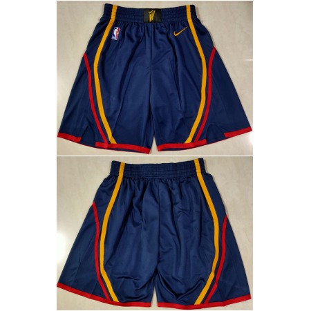 Men's Golden State Warriors Navy Shorts (Run Small)