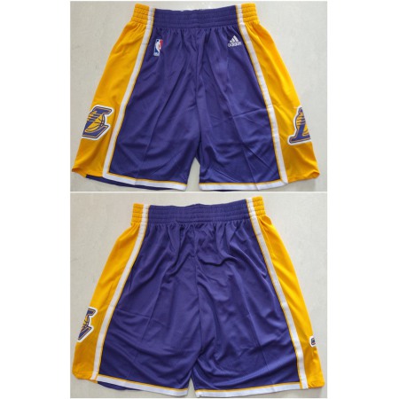 Men's Los Angeles Lakers Purple Shorts (Run Small)