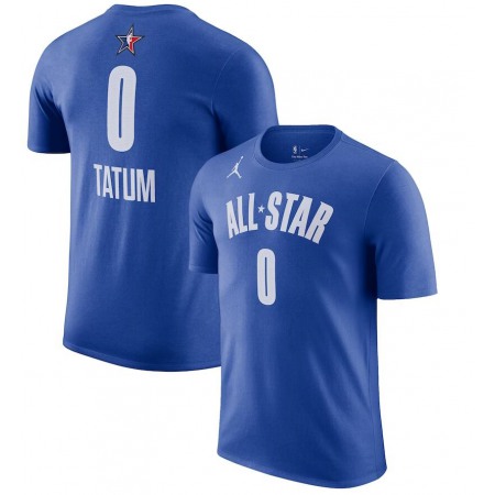 Men's #0 Jayson Tatum Blue 2023 NBA All-Star Game Name & Number T-Shirt