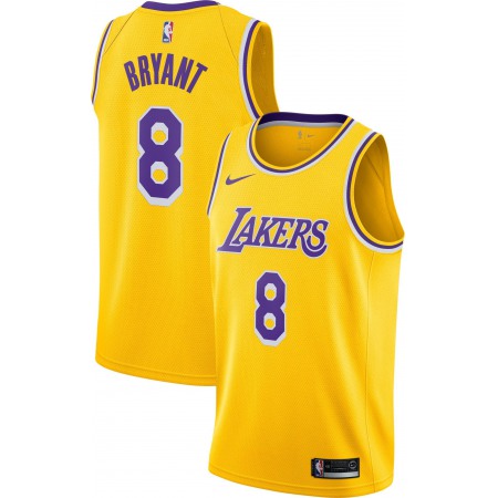 Toddlers Los Angeles Lakers #8 Kobe Bryant Gold Stitched Jersey