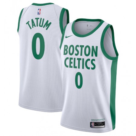 Youth Boston Celtics #0 Jayson Tatum White 2020/21 Swingman Stitched Jersey