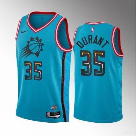 Youth Phoenix Suns #35 Kevin Durant Blue 2022/23 City Edition Stitched Basketball Jersey