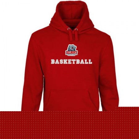Belmont Bruins Custom Sport Logo Applique Pullover Hoodie Red